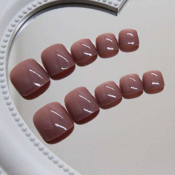 12 Sizes-24 Pcs Press On Nails F155