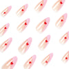 12 Sizes-24 Pcs Press On Nails JP1786