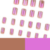 12 Sizes-24 Pcs Press On Nails JP3233