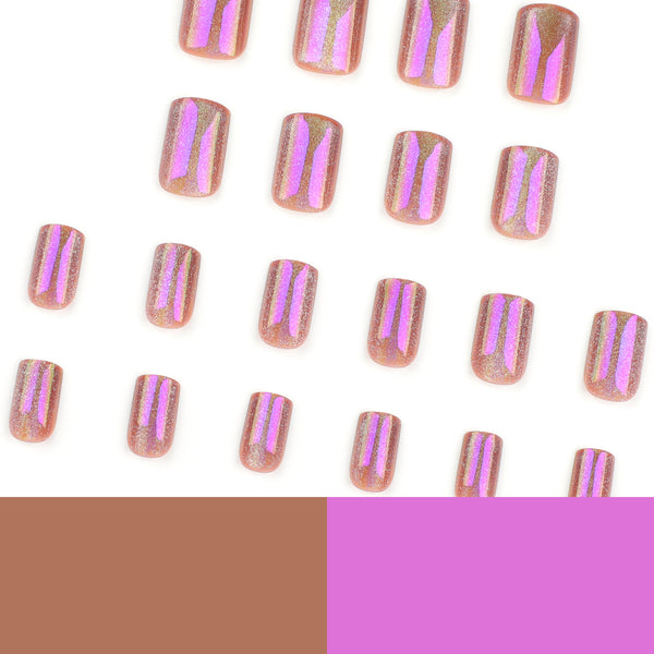 12 Sizes-24 Pcs Press On Nails JP3233