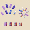 12 Sizes-24 Pcs Press On Nails Y030