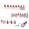 12 Sizes-24 Pcs Press On Nails JP4206