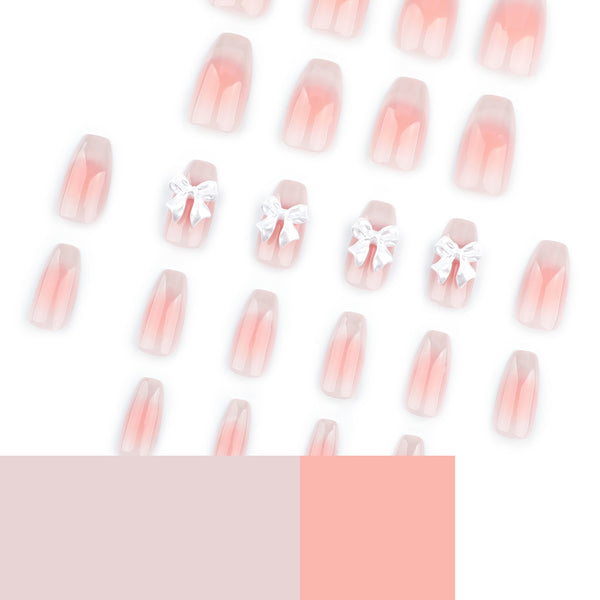 12 Sizes-24 Pcs Press On Nails JP3606
