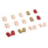 12 Sizes-24 Pcs Press On Nails R540