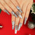 12 Sizes-24 Pcs Press On Nails JP2680