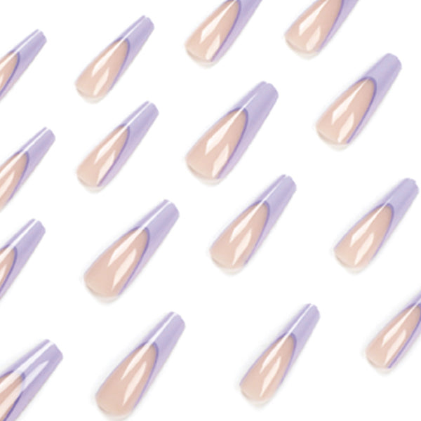 12 Sizes-24 Pcs Press On Nails JP1732
