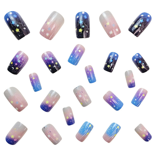 12 Sizes-24 Pcs Press On Nails Y632