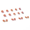 12 Sizes-24 Pcs Press On Nails Z149