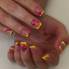 12 Sizes-24 Pcs Press On Nails Y1229