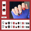 12 Sizes-24 Pcs Press On Nails R241