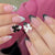 12 Sizes-24 Pcs Press On Nails C1396