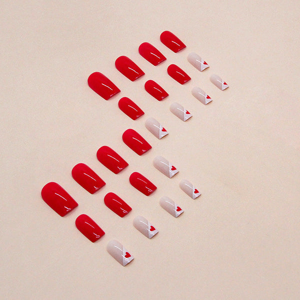 12 Sizes-24 Pcs Press On Nails W946