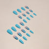 12 Sizes-24 Pcs Press On Nails W1000