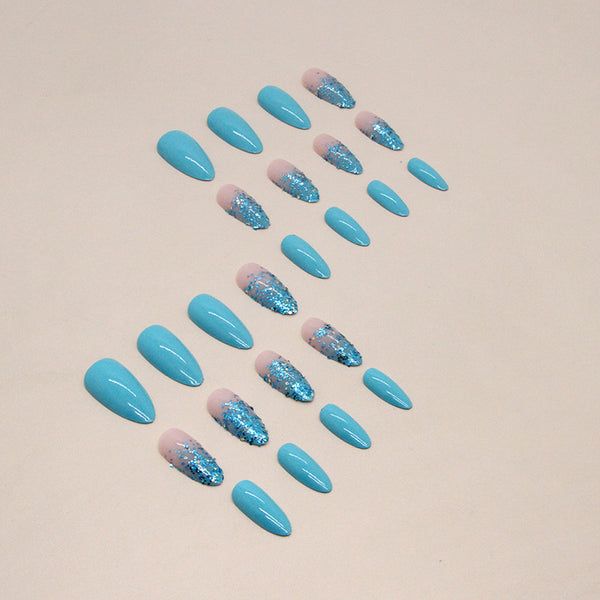 12 Sizes-24 Pcs Press On Nails W1000