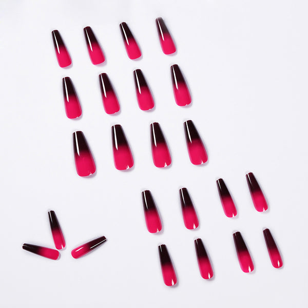 12 Sizes-24 Pcs Press On Nails JP1009