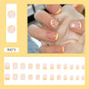 12 Sizes-24 Pcs Press On Nails R441