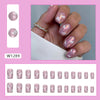 12 Sizes-24 Pcs Press On Nails W1289