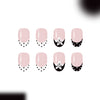 12 Sizes-24 Pcs Press On Nails C1782