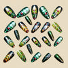 12 Sizes-24 Pcs Press On Nails Y1252