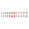 12 Sizes-24 Pcs Press On Nails C232