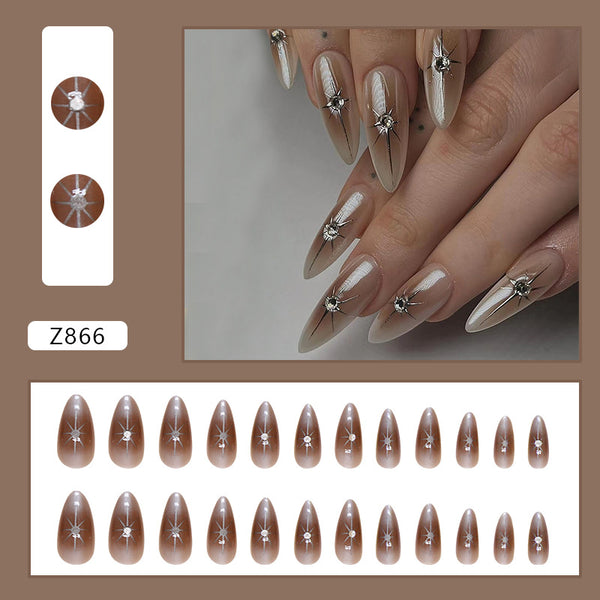12 Sizes-24 Pcs Press On Nails Z866
