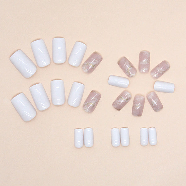 12 Sizes-24 Pcs Press On Nails W1113