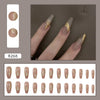 12 Sizes-24 Pcs Press On Nails R241