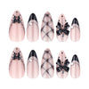 12 Sizes-24 Pcs Press On Nails JP4275