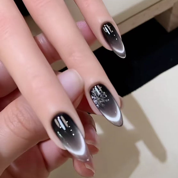 12 Sizes-24 Pcs Press On Nails W2119