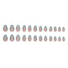 12 Sizes-24 Pcs Press On Nails W2081