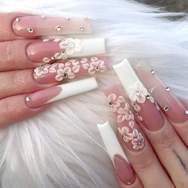 12 Sizes-24 Pcs Press On Nails Z688
