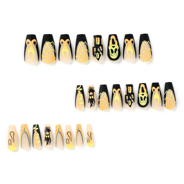 12 Sizes-24 Pcs Press On Nails JP2511