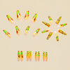 12 Sizes-24 Pcs Press On Nails Y707