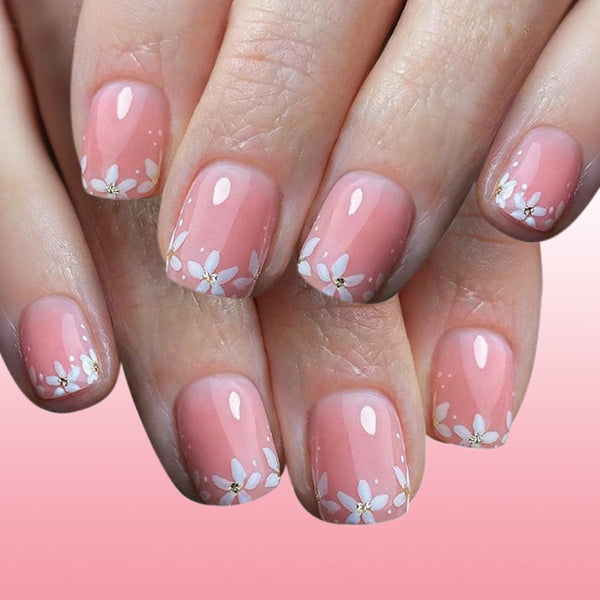 12 Sizes-24 Pcs Press On Nails C1616