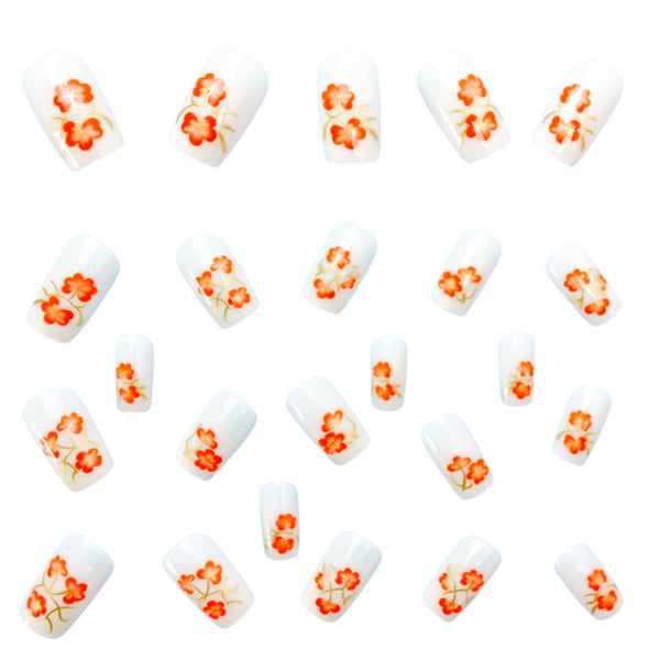 12 Sizes-24 Pcs Press On Nails Y530