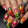 12 Sizes-24 Pcs Press On Nails Y1721