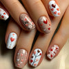 12 Sizes-24 Pcs Press On Nails Y512