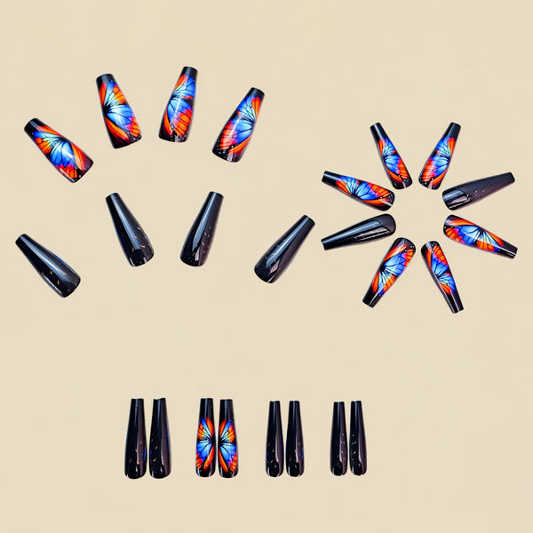 12 Sizes-24 Pcs Press On Nails Y479