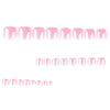 12 Sizes-24 Pcs Press On Nails JP4242