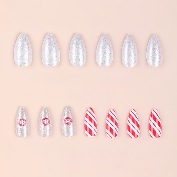 12 Sizes-24 Pcs Press On Nails Y277
