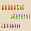 12 Sizes-24 Pcs Press On Nails Y413