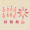 12 Sizes-24 Pcs Press On Nails Y1815