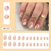 12 Sizes-24 Pcs Press On Nails W1257