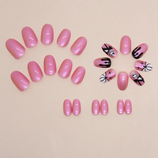 12 Sizes-24 Pcs Press On Nails W1423