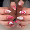 12 Sizes-24 Pcs Press On Nails JP3838