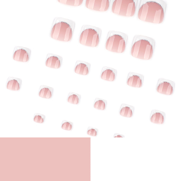 12 Sizes-24 Pcs Press On Nails JP4247