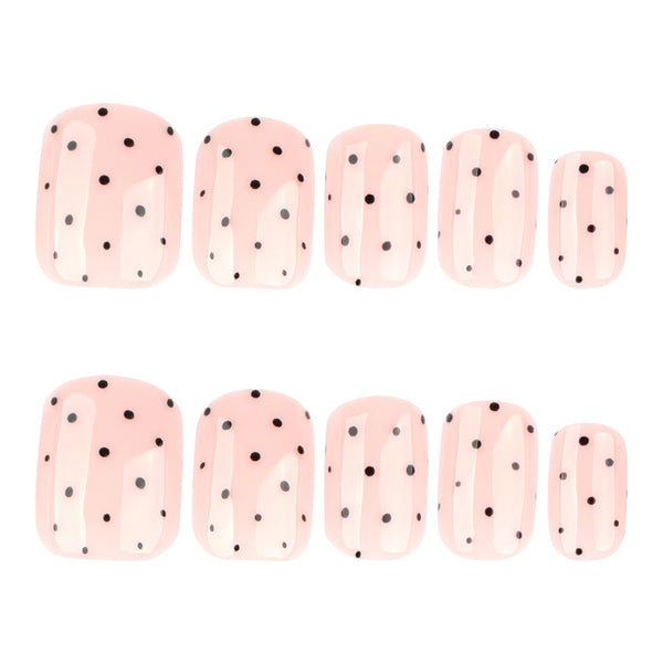 12 Sizes-24 Pcs Press On Nails JP4070