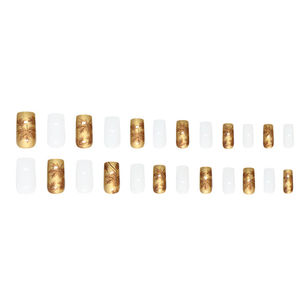 12 Sizes-24 Pcs Press On Nails W1861