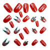 12 Sizes-24 Pcs Press On Nails Y1257