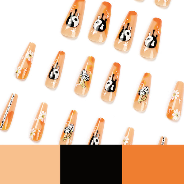 12 Sizes-24 Pcs Press On Nails JP1716